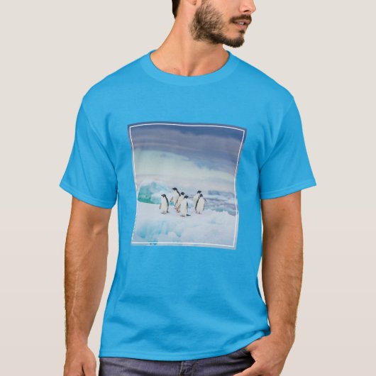 IJs en sneeuw | Adelie Penguins Antarctica T-shirt (Voorkant)