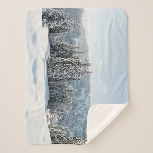 IJs en sneeuw | Allgäu Bavaria Duitsland Sherpa Deken (Voorkant)