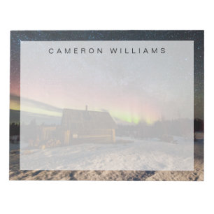 IJs en sneeuw   Aurora Polaris Murmansk, IJsland Notitieblok