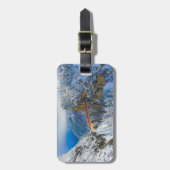 IJs en sneeuw | Bernina Express, Zwitserland Bagagelabel (Voorkant verticaal)