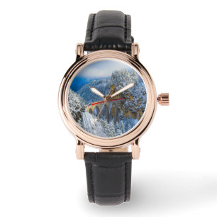 IJs en sneeuw   Bernina Express, Zwitserland Horloge
