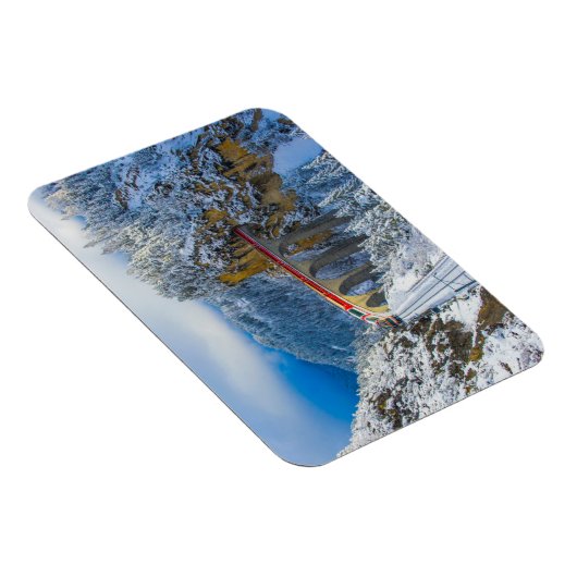 IJs en sneeuw | Bernina Express, Zwitserland Magneet (Rechterzijde)