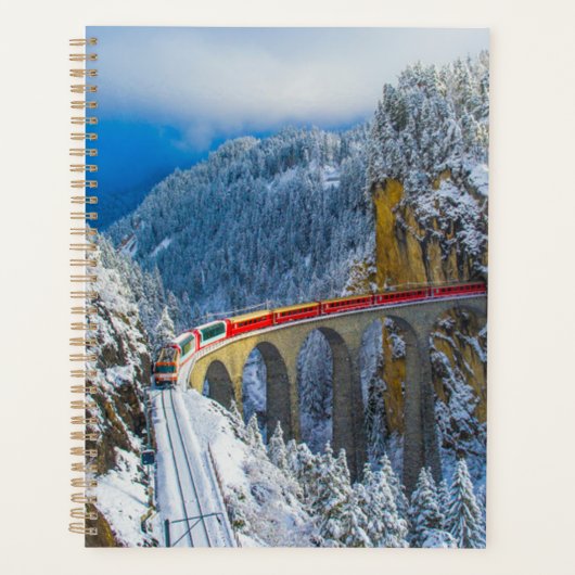 IJs en sneeuw | Bernina Express, Zwitserland Planner (Voorkant)