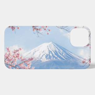 IJs en sneeuw   Cherry Blossom Mt. Fuji Japan iPhone 13 Hoesje