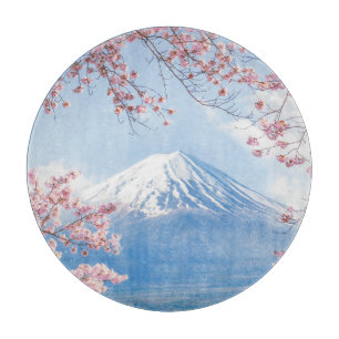 IJs en sneeuw Cherry Blossom Mt. Fuji Japan Snijplank