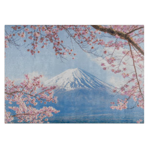 IJs en sneeuw Cherry Blossom Mt. Fuji Japan Snijplank
