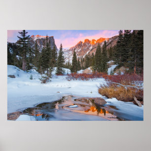 IJs en sneeuw   Estes Park, Colorado Poster