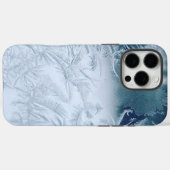 IJs en sneeuw getextureerd Case-Mate iPhone Case (Achterkant (horizontaal))