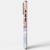 IJs en sneeuw getextureerd Case-Mate iPhone Case (Achterkant / Links)