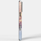 IJs en sneeuw getextureerd Case-Mate iPhone Case (Achterkant / Rechts)