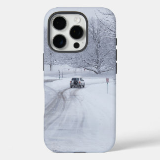 IJs en sneeuw getextureerd iPhone 16 Pro Hoesje