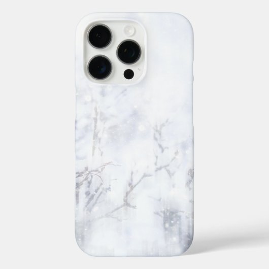 IJs en sneeuw getextureerd Case-Mate iPhone Case (Achterkant)