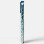 IJs en sneeuw getextureerd Case-Mate iPhone Case (Achterkant / Links)