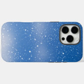 IJs en sneeuw getextureerd Case-Mate iPhone Case (Achterkant (horizontaal))