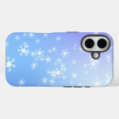 IJs en sneeuw getextureerd Case-Mate iPhone Case (Achterkant (horizontaal))