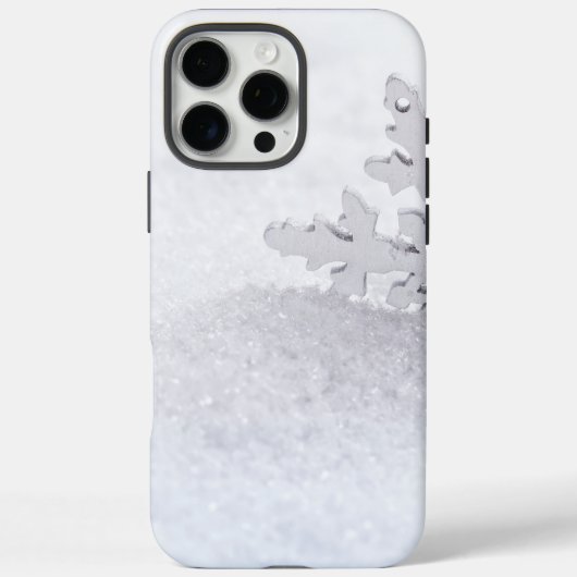 IJs en sneeuw getextureerd Case-Mate iPhone Case (Achterkant)