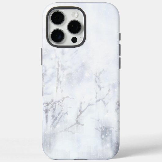 IJs en sneeuw getextureerd Case-Mate iPhone Case (Achterkant)
