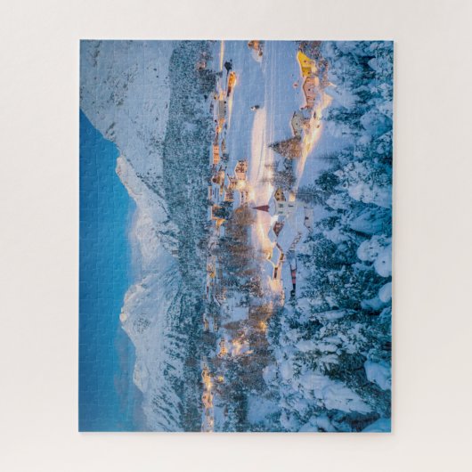 IJs en sneeuw | Graubunden, Engadin, Zwitserland Legpuzzel (Verticaal)