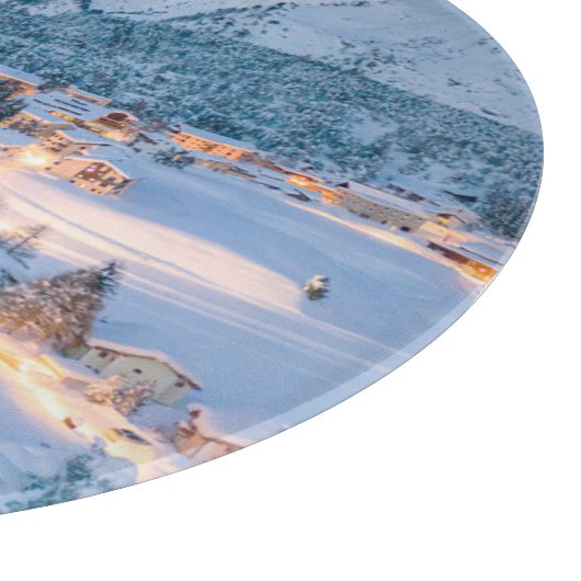 IJs en sneeuw | Graubunden, Engadin, Zwitserland Snijplank (Hoek)