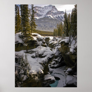 IJs en sneeuw   Jasper National Park Alberta, Cana Poster