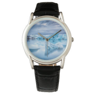 IJs en sneeuw Jokulsarlon Lagoon, IJsland Horloge