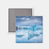 IJs en sneeuw | Jokulsarlon Lagoon, IJsland Magneet (Voorkant / Achterkant)