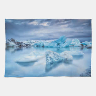 IJs en sneeuw Jokulsarlon Lagoon, IJsland Theedoek