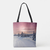 IJs en sneeuw | Lillehammer, Noorwegen Draagtas (Achterkant)