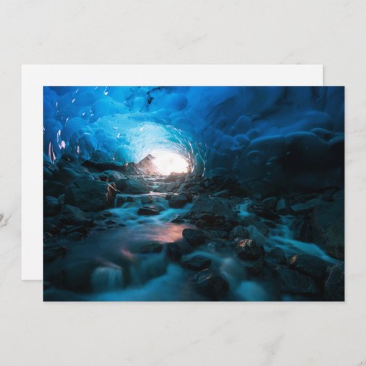 IJs en sneeuw | Mendenhall Glacier, Juneau, Alaska Bedankkaart (Voorkant / Achterkant)