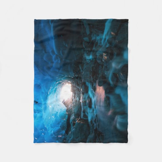 IJs en sneeuw | Mendenhall Glacier, Juneau, Alaska Fleece Deken (Voorkant)