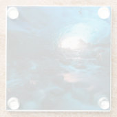 IJs en sneeuw | Mendenhall Glacier, Juneau, Alaska Glazen Onderzetter (Achterkant)