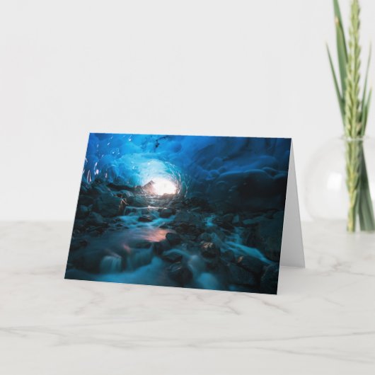 IJs en sneeuw | Mendenhall Glacier, Juneau, Alaska Kaart (Voorkant)