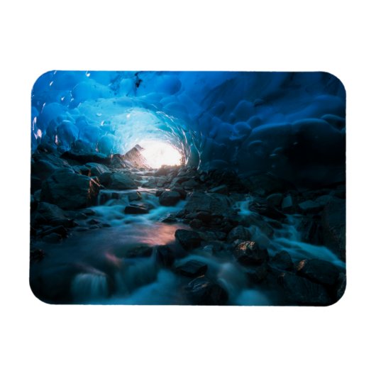 IJs en sneeuw | Mendenhall Glacier, Juneau, Alaska Magneet (Horizontaal)
