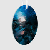 IJs en sneeuw | Mendenhall Glacier, Juneau, Alaska Ornament (voorkant)