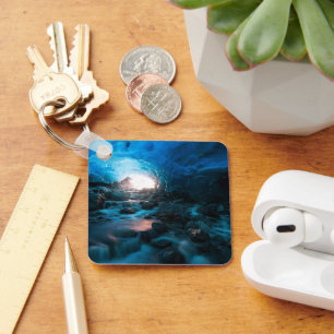 IJs en sneeuw   Mendenhall Glacier, Juneau, Alaska Sleutelhanger