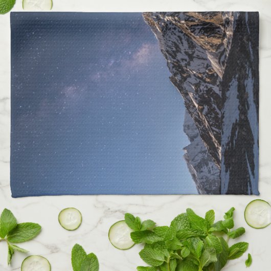 IJs en sneeuw | Milky Way Baltoro Glacier, Pakista Theedoek (Gevouwen)