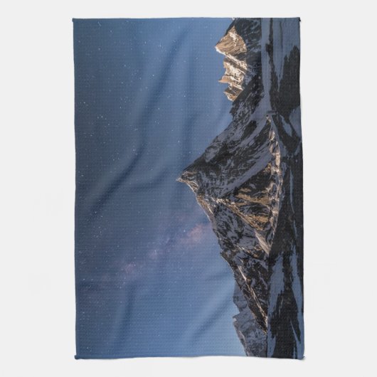 IJs en sneeuw | Milky Way Baltoro Glacier, Pakista Theedoek (Verticaal)