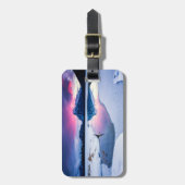 IJs en sneeuw | Mt. Rundle, Canada Bagagelabel (Voorkant verticaal)