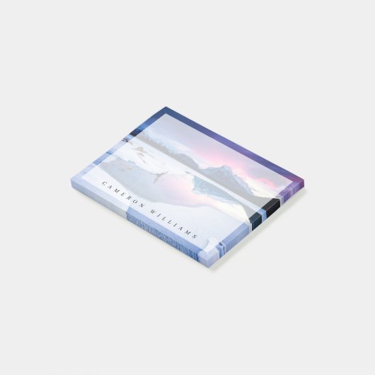 IJs en sneeuw | Mt. Rundle, Canada Post-it® Notes (Schuin)