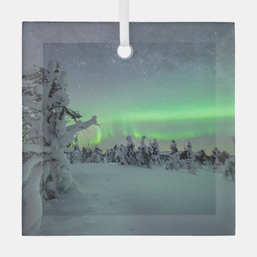 IJs en sneeuw | Nationaal park Pallas-Yllastunturi Glas Ornament (Voorkant)