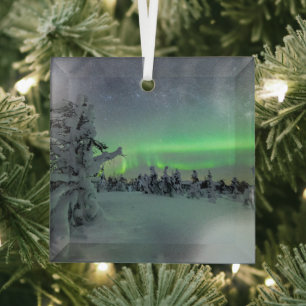 IJs en sneeuw Nationaal park Pallas-Yllastunturi Glas Ornament