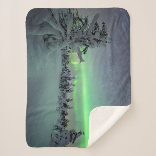 IJs en sneeuw | Nationaal park Pallas-Yllastunturi Sherpa Deken (Voorkant)