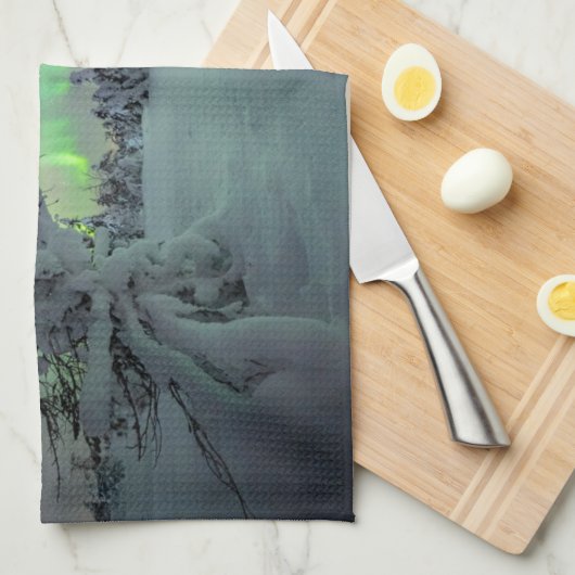 IJs en sneeuw | Nationaal park Pallas-Yllastunturi Theedoek (Quarter Fold)