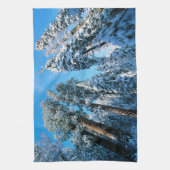 IJs en sneeuw | Nationaal park Sequoia, Californië Theedoek (Verticaal)