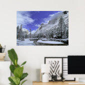 IJs en sneeuw | Nationaal park Yosemite Poster (Thuiskantoor)
