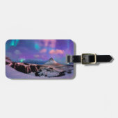 IJs en sneeuw | Noordelijke hoogten, Kirkjufall Mo Bagagelabel (Voorkant horizontaal)