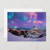 IJs en sneeuw | Noordelijke hoogten, Kirkjufall Mo Briefkaart (Voorkant / Achterkant)