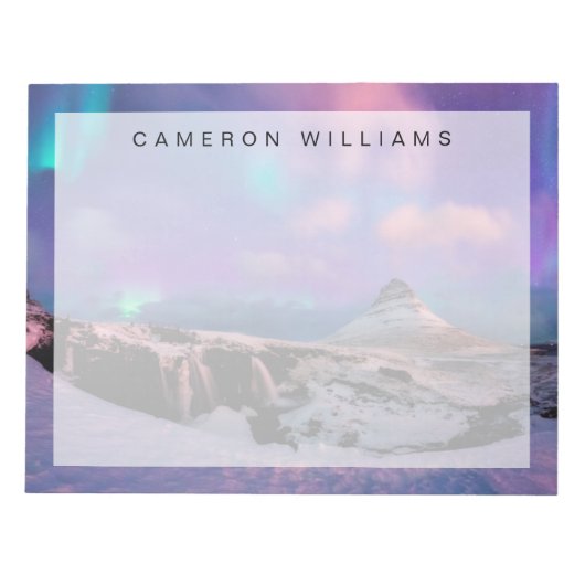 IJs en sneeuw | Noordelijke hoogten, Kirkjufall Mo Notitieblok (Voorkant)