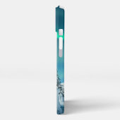 IJs en sneeuw | Noordelijke lichten, Lapland, Finl iPhone Hoesje (Linkerkant)