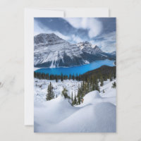 IJs en sneeuw | Peyto Lake, Canadees Rockies